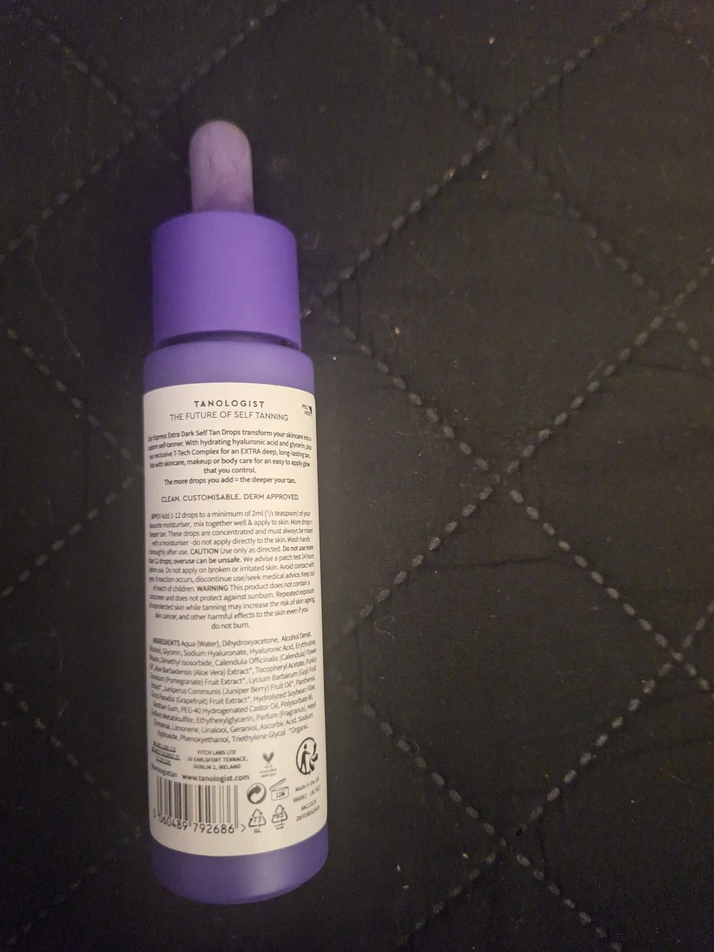 Tanologist Self Tan Drops Extra Dark - Purple Bottle